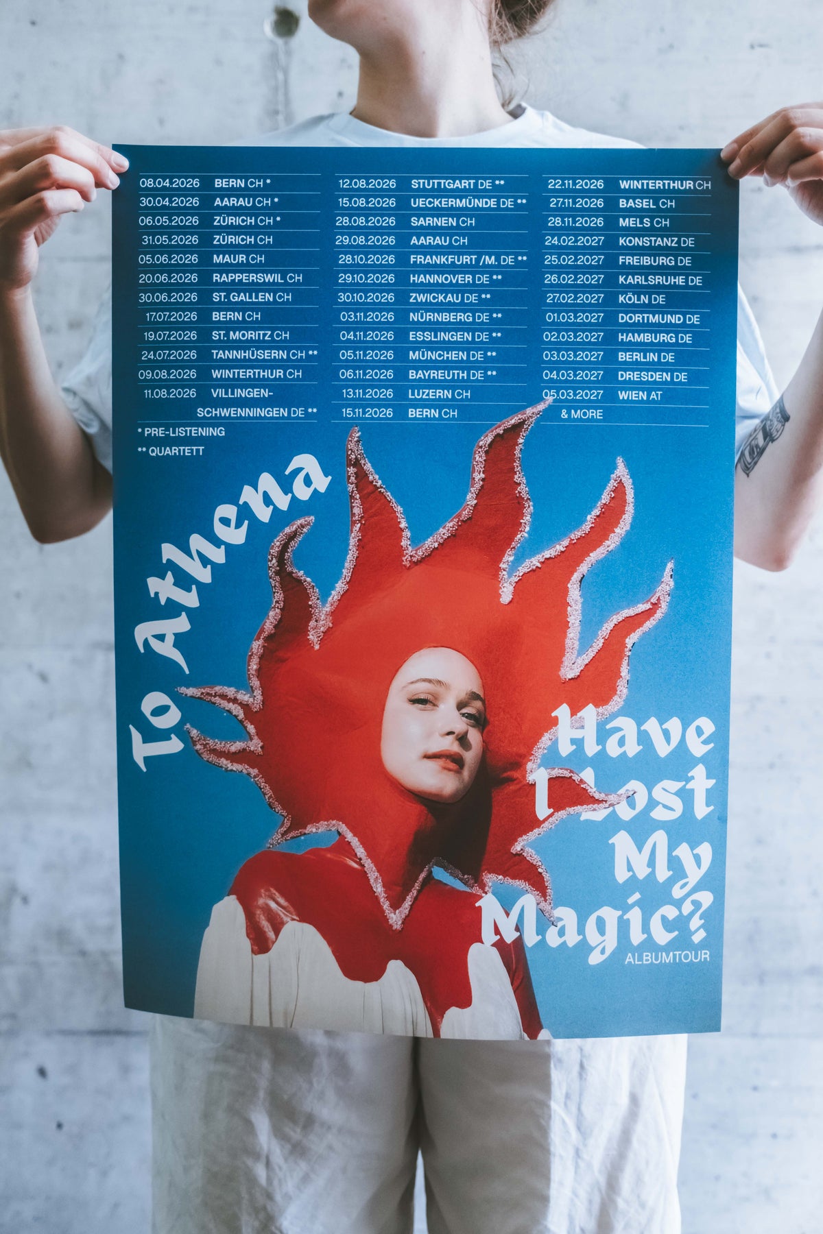 “Have I Lost My Magic?” Tour Poster