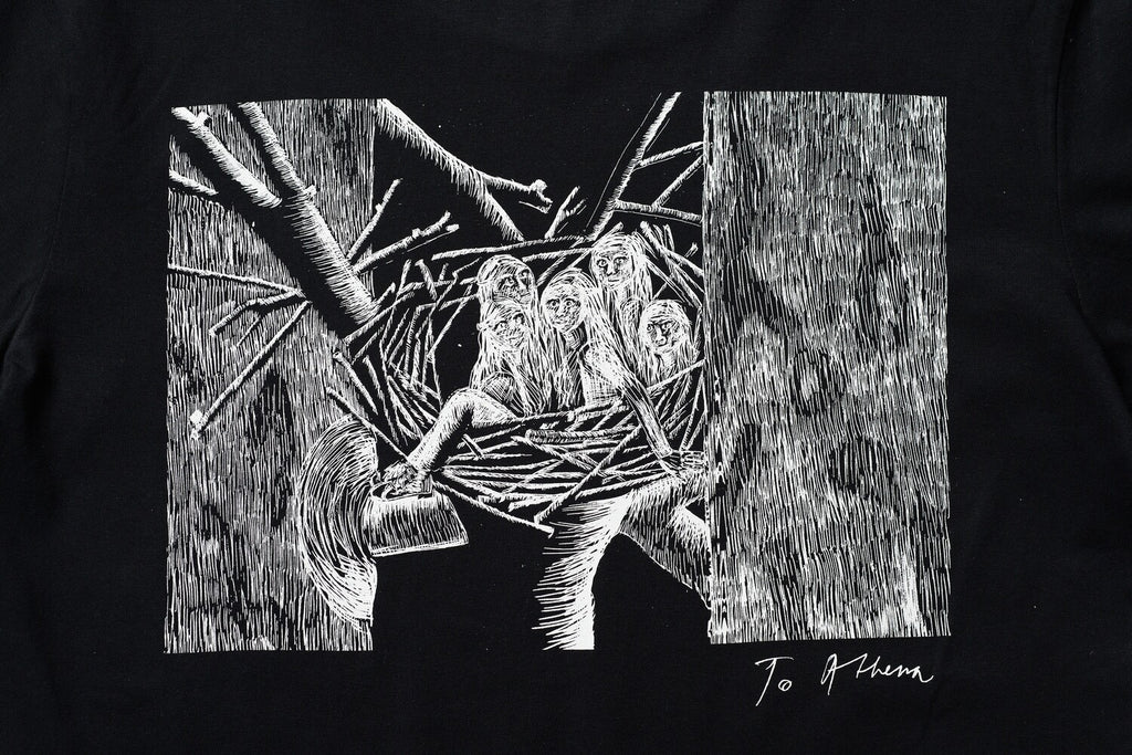 "Es Näscht" T-Shirt Backprint