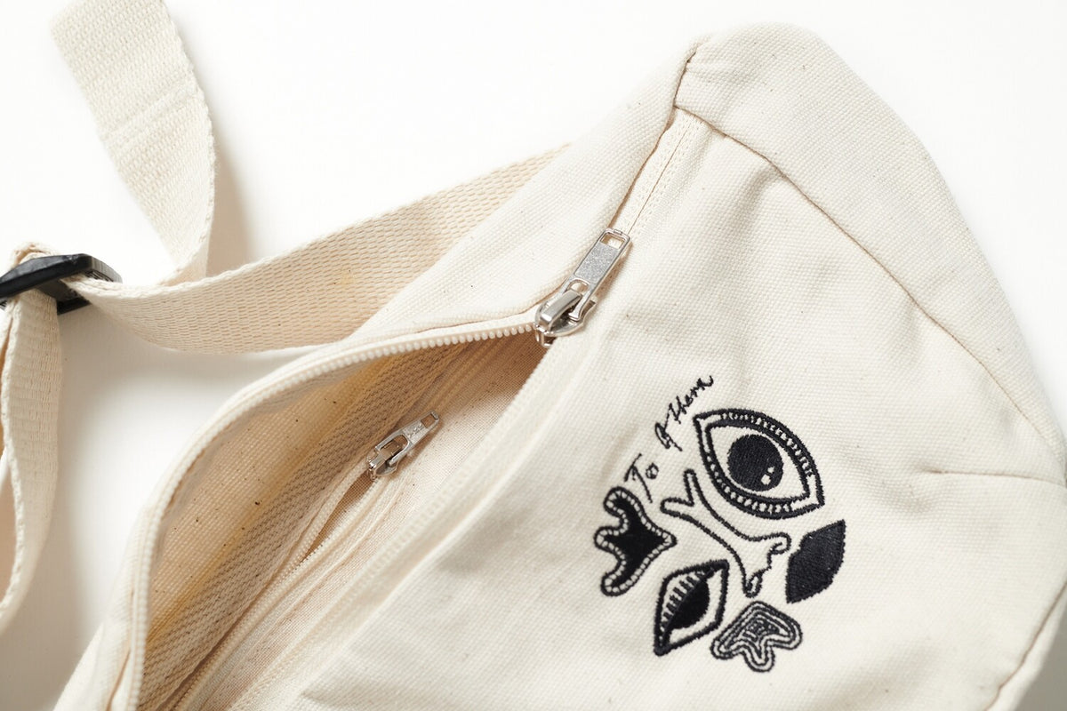 "The Movie" Bauchtasche weiss