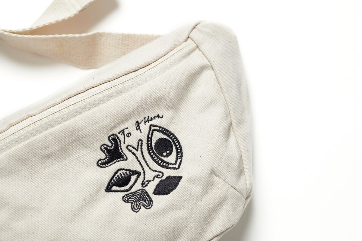 "The Movie" Bauchtasche weiss